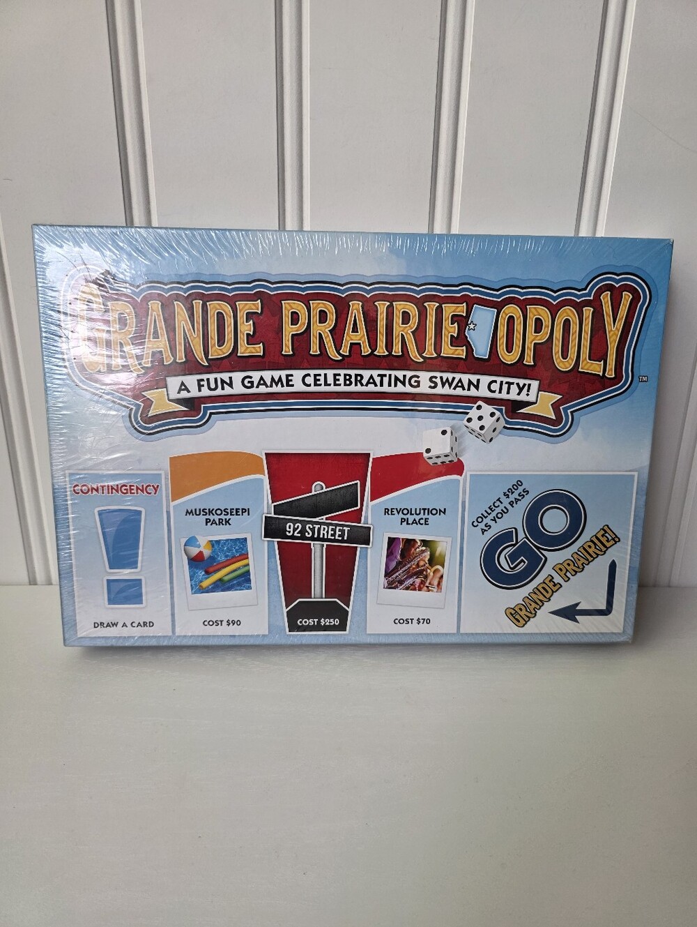 Grande Prairie-Opoly Swan City Canadian Alberta Board Game New Sealed